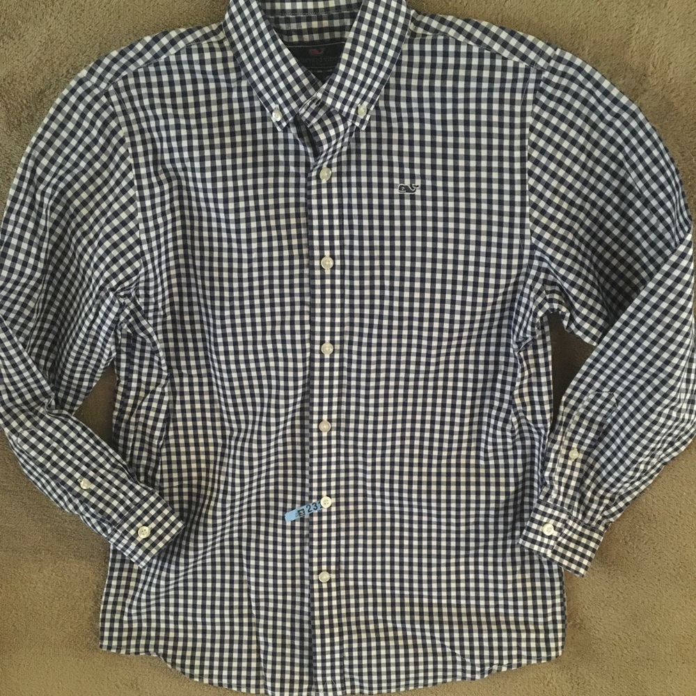 Boys Vineyard Vines Whale Shirt 12-14